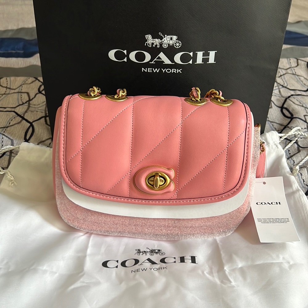Coach Pillow Madison 18 - Bubblegum NWT
